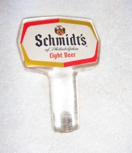 Vintage Schmidt of Philadelphia Light Beer Vintage Draft Tap Handle Knob - Picture 1 of 2