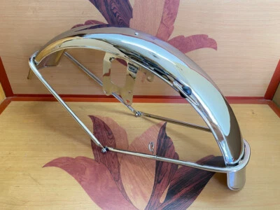 1973-1977 Suzuki GT750 Fender. Su GT GT380 GT500 GT550 Chrome Front Mud Guard.#4 - Imagem 1 de 4