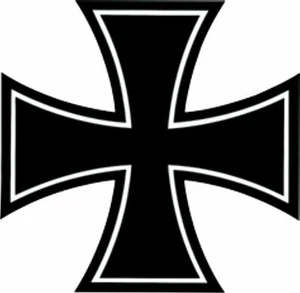 Sticker Iron Cross 105 x 105 mm - Imagen 1 de 1