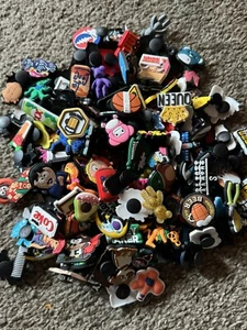Shoe Charms 100 pcs Lot Different Charm RANDOM for Shoe Decoration NEW PVC - Picture 1 of 1
