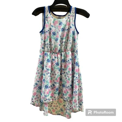 Vestido floral sin mangas Guess para niñas talla 12 Foto 1 de 4