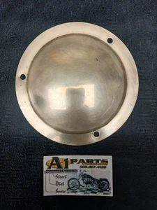 Cubierta Derby de latón OEM Harley-Davidson 1970-'e84 FL/FX Big Twin 25419-82 - Imagen 1 de 2