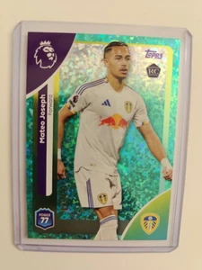 Topps Premier League 2026 Mateo Joseph /499 Aqua Sparkle Leeds United #335 RC - Bild 1 von 2