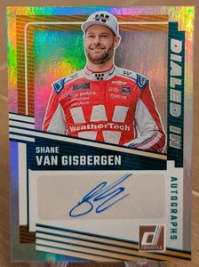 2025 Donruss Dialed In Holo Silver Auto Shane Van Gisbergen - Picture 1 of 1