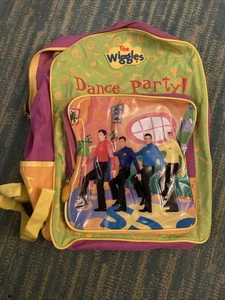 Vintage The Wiggles Backpack Show Bag * Dance Party * 2004 - Picture 1 of 10