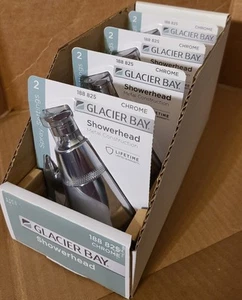 4 Pack Glacier Bay Wall Mount Fixed Small Shower Head in Polished Chrome 188 825 - Picture 1 of 12