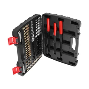 Juego de reparación de roscas universal 61 piezas tratado térmicamente UNC UNF métrico incl. Archivos SAE - Imagen 1 de 17