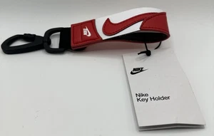 Nike Air Jordan Trophy Chicago Key Holder Keychain Red White Lanyard Wrist - Picture 1 of 6