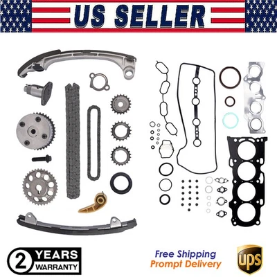 For Toyota Camry for RAV4 02-09 2.4L DOHC Timing Chain Kit W/ Head Gasket Set - Image 1 of 4