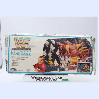 Hulkamania & Ultimate Warrior Play Tent WWF Wrestling 1991 Ero Industries - Image 1 of 4