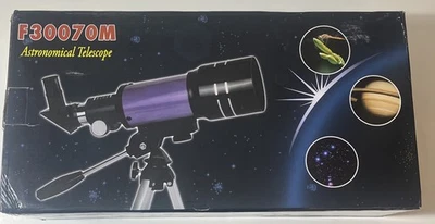 Outdoor Telescope F30070M HD High Definition Astronomical W/Tripod - Image 1 of 3