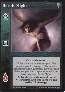 Heroic Might VTES CCG - choose your version - Picture 1 of 4