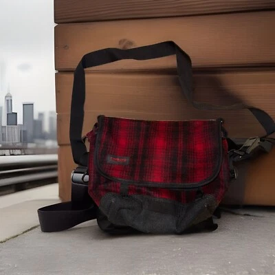 timbuk2 messenger bag Red Plaid Buffalo Check - Imagem 1 de 4