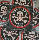 BONEYARD BREWING - Bend, OREGON - Lot of 8 Skull & Crossbones Beer Coasters