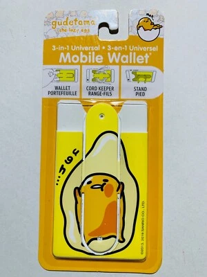 Sanrio GUDETAMA 3-IN-1 UNIVERSAL MOBILE WALLET - New - Image 1 of 2