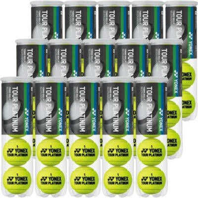 YONEX Tour Platinum Tennis Balls ‎TB-TPL4P 60 balls (15 cases: 4 balls per case) - Image 1 of 2