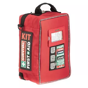 Survival First Aid Kit Workplace Compliant 140 pieces Compact Oz Design Kings - Picture 1 of 8