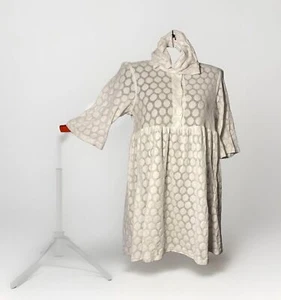 Pullover de nailon con capucha para mujer J Valdi blanco talla grande - Imagen 1 de 6