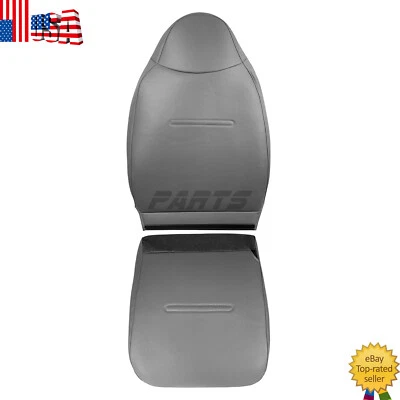 For 2001-2007 Ford F250 F350 F450 F550 XL Driver Bottom & Top Seat Cover Gray - Image 1 of 4