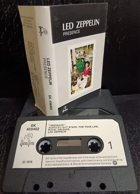 Led Zeppelin – Presence - 1976 UK cassette tape excellent, cover VG+ - Image 1 of 2