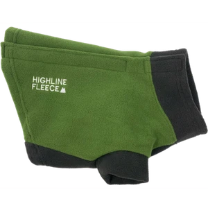 Dog Coat Two Tone Green Highline Fleece Doggie Design Coat Sizes 8-28 - Picture 1 of 2
