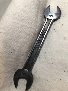 Vintage HM Molybdenum Alloy Master Quality 3/4" x 5/8" Open End Wrench USA - Picture 1 of 2