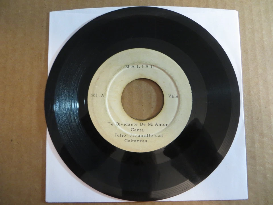 Julio Jaramillo Con Guitarras – Te Olvidaste De Mi Amor ‎- 1978 7" Single G+ Foto 1 de 2