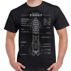 Camisa esquemática para vehículo Starship - Imagen 1 de 1