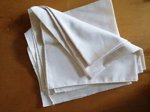 4er Set quadratische Leinenservietten - naturbeige - Bild 1 von 3