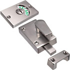 1PC Bathroom Stall Door Latch, Latch Indicating Lock, Stainless Steel Occupied D