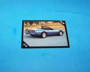 1986 Corvette Convertible Trading Card aus "Inaugural Edition Vette Set" - Bild 1 von 2