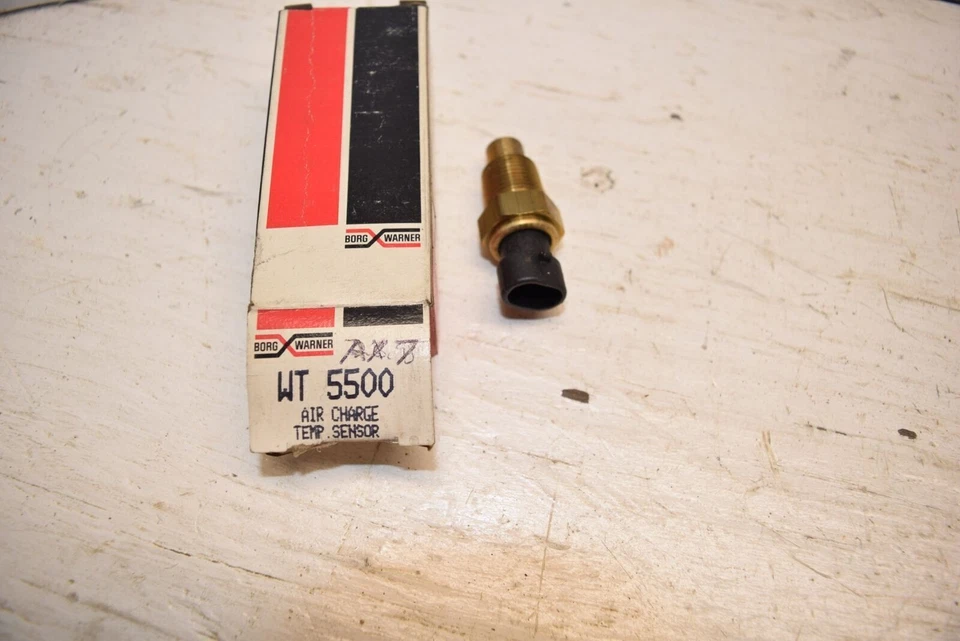 NOS BorgWarner 空气充电温度传感器 WT5500 AX7 - B14-117 — 第 1/1 张图片