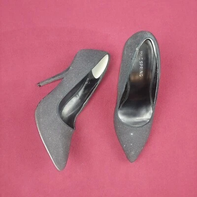 Call It Spring high heels shoes size 7 sparkle dress up casual slip-on - Image 1 of 4