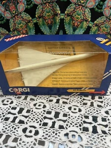 Vintage BA Corgi British Airways Concorde Diecast Supersonic Jet NIB - Picture 1 of 6