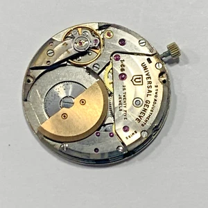 MOVIMENTO AUTOMATICO UNIVERSALE GENEVE "GOLDEN SHADOW" 25 JEWELS CON QUADRANTE -B.OFFERTA - Foto 1 di 9