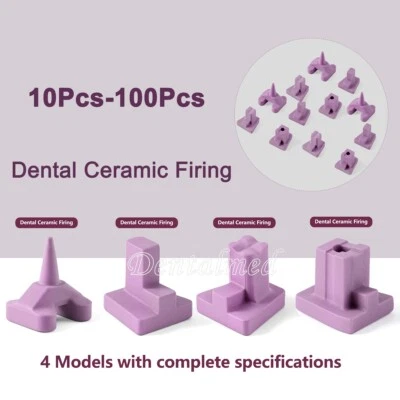 AZDENT Dental Ceramic Firing Pink Pegs for Lab Porcelain Single Crowns Oven Tray