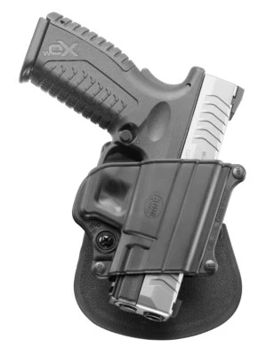 Fobus Right Hand Black Paddle Holster for Springfield XD XDM 9mm 40, 45 SP11B - Image 1 of 4