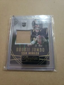 2015 Prestige Rookie Jumbo Jerseys Patch gold #RJJSM Sean Mannion 05/50 - Picture 1 of 3