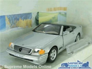 MERCEDES 600SL MODEL CAR 1:43 SCALE SILVER ROADSTER CONVERTIBLE CARARAMA K8 - Picture 1 of 4