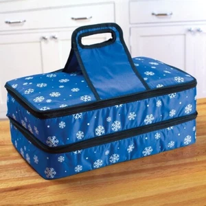 Expandable 2 Level Insulated Food Carrier On The Go - Picture 1 of 2