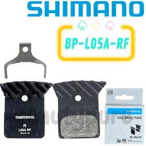 Nuevas pastillas de freno de resina Shimano L05A en caja con aleta de enfriamiento y resorte - Imagen 1 de 1