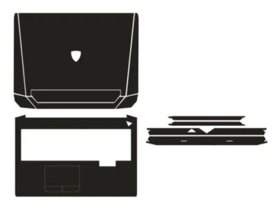 Carbon Vinyl Laptop Sticker Skin Decals Guard Cover for ASUS G750 G750J 17.3" - Image 1 of 4