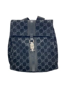 GUCCI Bolso de Hombro Jack Gamuza Negro Patrón Total 0030236 Usado - Imagen 1 de 7