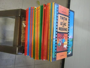 TINTIN COLLECTION COMPLETE DERNIERE SERIE 1 A 24 + REQUINS + TOISON + ORANGES TB - Picture 1 of 9