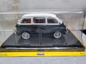 FIAT 600 Multipla (1960) Scala 1/24 Quattroruote Collection Fabbri Editori - Foto 1 di 5