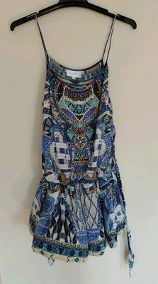 Mono Camilla Franks Rhythm of Blues con cordones talla 8 extra pequeño $4 EXPRESS Foto 1 de 4