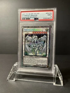 Yugioh Stardust Dragon DAMA - EN100 1st Edition Starlight Rare PSA 9 - Picture 1 of 2