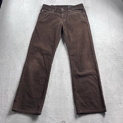 AG Adriano Goldschmied Pants Mens 30x30 Brown Corduroy The Protege Straight Leg - Image 1 of 4