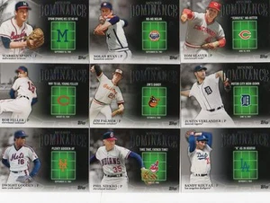 Juego de inserciones ""Dominance"" de 15 tarjetas Topps 2012 Nolan Ryan, Koufax, Feller, Verlander - Imagen 1 de 1
