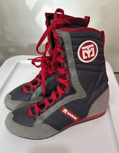 MARINE MOOTO BOXING SHOES UK 6/ US 7 Red And Black  - Picture 1 of 14